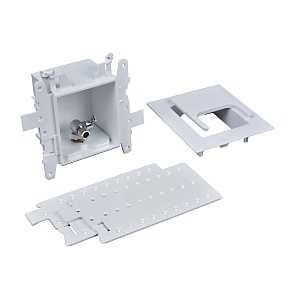 37901 BOX OUTLET T/D PEX BRASS
