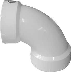 192256 DWV 90DEG SANIT ELBOW6"