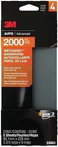 03003 SANDPAPER W/D 2000G 9IN