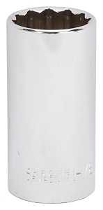 DEEP SOCKET 1-1/8IN 1/2DR 12PT