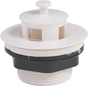 P-1357C WHITE BATH POPSTP1-1/2