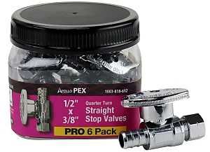 APXVS1238C6JR VALVE ST 1/2X3/8