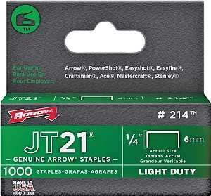 214 STAPLES 1/4 214 STAPLES 1/4" 1000/BOX