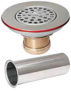 1376SST STRAINER SINK 1-1/2X4