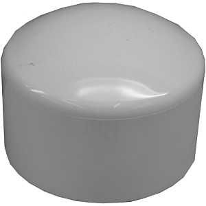 30153 PIPE CAP SLP JNT WHT 3IN