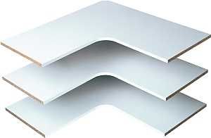RS3003 SHELVES CORNER WHITE