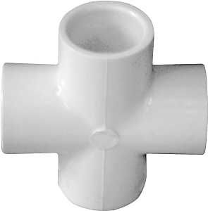 435469 PVC CROSS 1/2IN