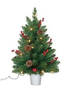 49724 TREE PRELIT IN BCKT 24IN