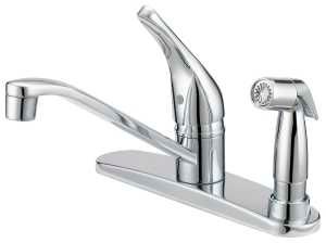 FAUCET KITCHEN 8IN LEVER CHRM