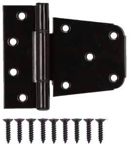 HINGE GATE HD BLK STL 3-1/2