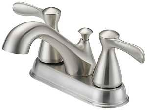 FAUCET LAV 4IN 2HNDL LEVER NIC