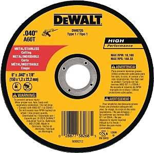 DW8725  A60T METAL THIN CUT-O