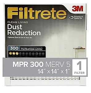 FILTER AIR DUST&LINT 14X14X1IN