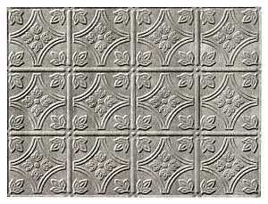 D6021 BCKSPLSH SLVR 18X24