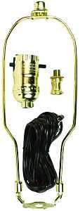 60132 KIT LAMP BRASS FINISH