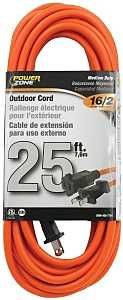 CORD EXT OTD OR SJTW 16/2 25FT