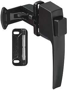 N178-392 LATCH PSHBTN BLK 1-3/