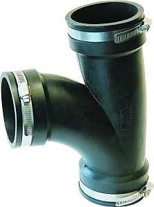 PQT-300 PIPE TEE QUICK BLK 3IN