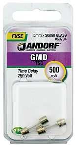 60704 FUSE GMD 500MA TIMED