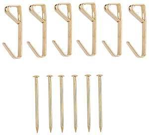 PICTURE HANGER 30LB POL BRASS