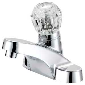 FAUCET LAV 4IN RD ACRYHNDL CHR