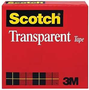 600 TRANSPARENT TAPE1/2X2592IN