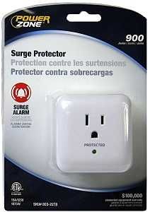 SURGE 1 OUTLET 900J TAP&amp;ALARM