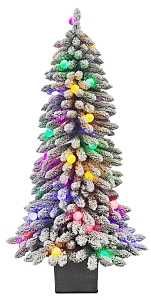 TREE POTTED ALPINE FLOCKED 5FT