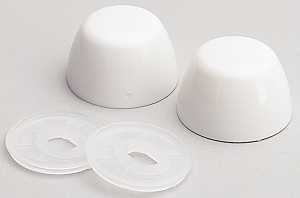 7115 CAP TOILET BOLT WHT