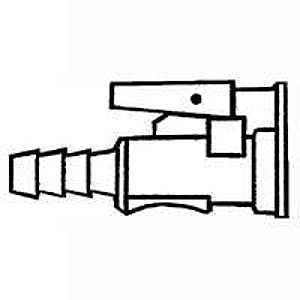 M-007C BARB FUEL CONNECTOR 3/8