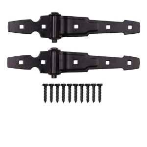 HINGE STRAP ORNMTL 7-11/16 BLK