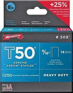 50924/509 STAPLE 9/16" 1250BX