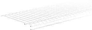 471400 SUPERSLIDE SHELF 12"X4'