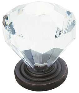 14303ORB ACRYLIC KNOB 1-1/4