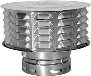 4ECW VENT CAP 4IN - 2WALL