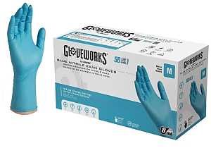 GLOVE NITRILE PWDR FR 8MIL MED