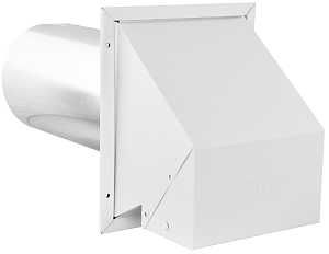 VT0503 HOOD EXH/INTK WHITE 6IN
