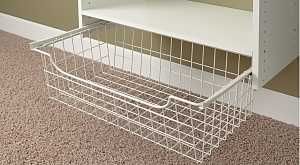 1312 BASKET WIRE WHITE 12IN