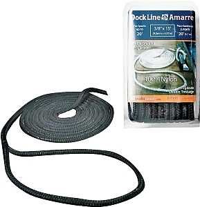 34901 NYLON DOCK LINE BLK
