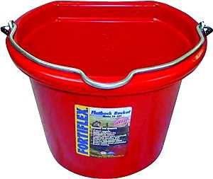 FB108R FLAT SIDE BUKT 8QT RED FB108R FLAT SIDE BUKT 8QT RED