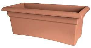 PLANTER BX DCK TERRA COT 26IN