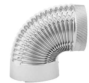 GV0326 ELBOW PIPE 90DEG 28GA