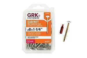 120680 SCREW CAB WHT 8X1-1/4IN