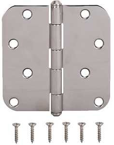 HINGE DR 5/8RD 4X4IN POLISH SS