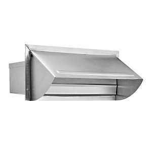 106R ALUM WALL CAP DAMP3.25X10
