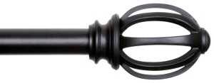 KN75240 ROD CURTAIN BLK 36-66
