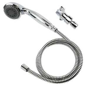 SHOWERHEAD HND-HLD 3-SET CHRM