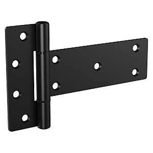 N166-035 T-HINGE IND BLACK 6IN