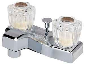 NONMETAL LAV FAUCET 2HDL W/PU