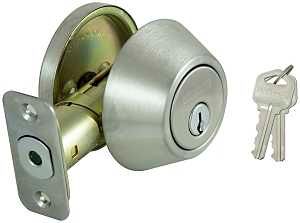 DEADBOLT SINGLE CYL S/S KA3 VP